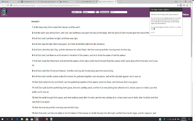 Covenant University Scripture Search from Chrome web store to be run with OffiDocs Chromium online Covenant University Scripture Search from Chrome web store to be run with OffiDocs Chromium online