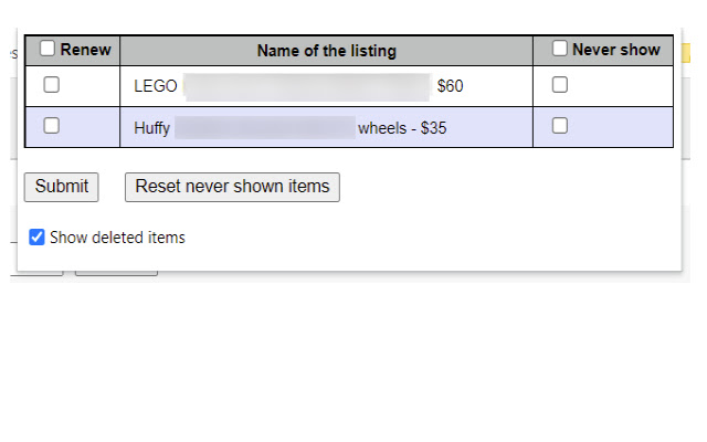Craigslist Helper Relister from Chrome web store to be run with OffiDocs Chromium online Craigslist Helper Relister from Chrome web store to be run with OffiDocs Chromium online