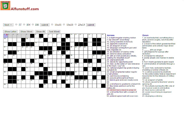 Cruciverba per tutti from Chrome web store to be run with OffiDocs Chromium online Cruciverba per tutti from Chrome web store to be run with OffiDocs Chromium online