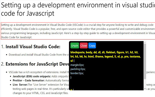 CSS Magic Inspector from Chrome web store to be run with OffiDocs Chromium online CSS Magic Inspector from Chrome web store to be run with OffiDocs Chromium online