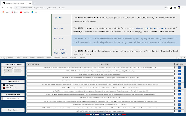 CSSpotlight from Chrome web store to be run with OffiDocs Chromium online CSSpotlight from Chrome web store to be run with OffiDocs Chromium online
