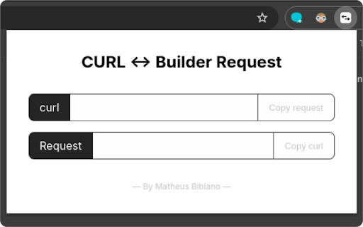 CURL ↔ Builder Request from Chrome web store to be run with OffiDocs Chromium online CURL ↔ Builder Request from Chrome web store to be run with OffiDocs Chromium online