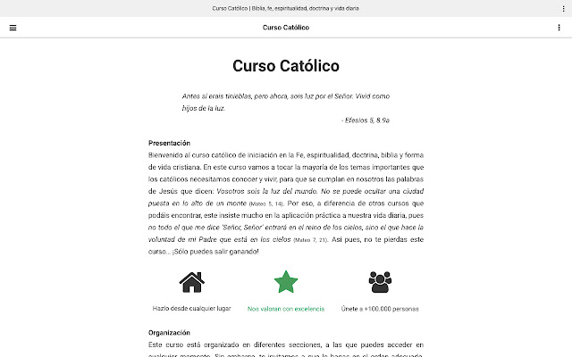 Curso Catolico from Chrome web store to be run with OffiDocs Chromium online Curso Catolico from Chrome web store to be run with OffiDocs Chromium online