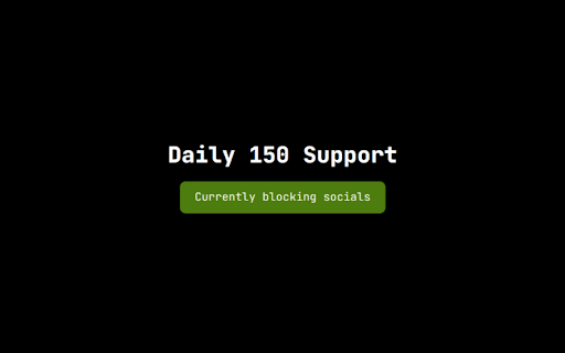 Daily 150 Consistency from Chrome web store to be run with OffiDocs Chromium online Daily 150 Consistency from Chrome web store to be run with OffiDocs Chromium online