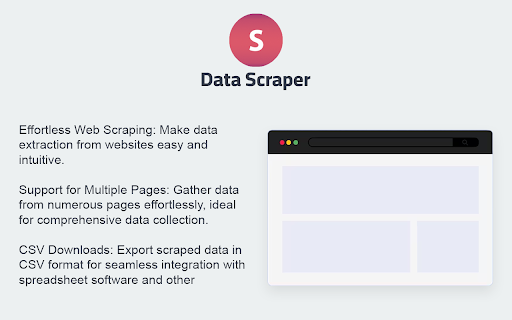 Data Scraper from Chrome web store to be run with OffiDocs Chromium online Data Scraper from Chrome web store to be run with OffiDocs Chromium online
