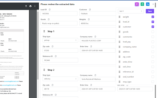 Datatruck extension from Chrome web store to be run with OffiDocs Chromium online Datatruck extension from Chrome web store to be run with OffiDocs Chromium online