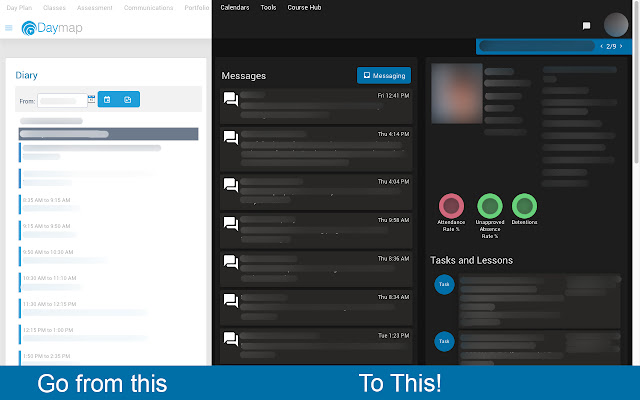 Daymap Dark Theme from Chrome web store to be run with OffiDocs Chromium online Daymap Dark Theme from Chrome web store to be run with OffiDocs Chromium online
