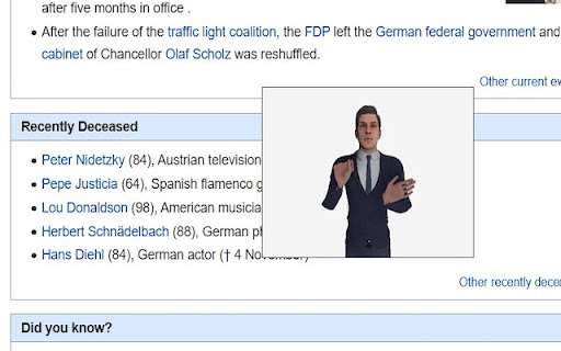 Deaftawk Translate from Chrome web store to be run with OffiDocs Chromium online Deaftawk Translate from Chrome web store to be run with OffiDocs Chromium online