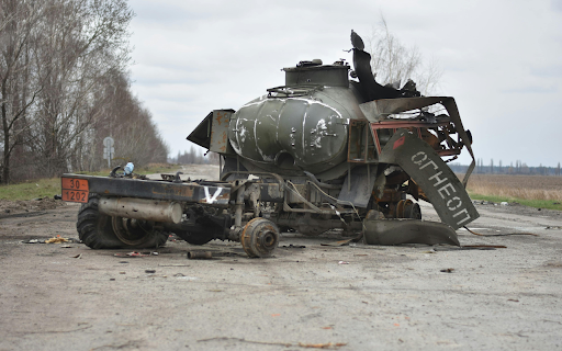 Destroyed Battle Tank on Road from Chrome web store to be run with OffiDocs Chromium online Destroyed Battle Tank on Road from Chrome web store to be run with OffiDocs Chromium online