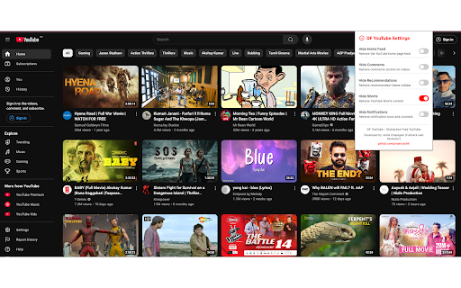 DF YouTube Distraction Free YouTube from Chrome web store to be run with OffiDocs Chromium online DF YouTube Distraction Free YouTube from Chrome web store to be run with OffiDocs Chromium online
