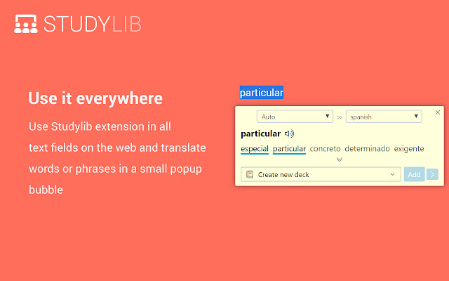Dictionary and Flashcards from Chrome web store to be run with OffiDocs Chromium online Dictionary and Flashcards from Chrome web store to be run with OffiDocs Chromium online