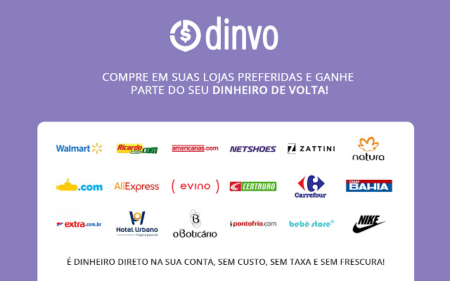 Dinvo Cashback from Chrome web store to be run with OffiDocs Chromium online Dinvo Cashback from Chrome web store to be run with OffiDocs Chromium online