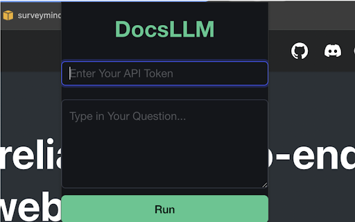 DocsLLM from Chrome web store to be run with OffiDocs Chromium online DocsLLM from Chrome web store to be run with OffiDocs Chromium online
