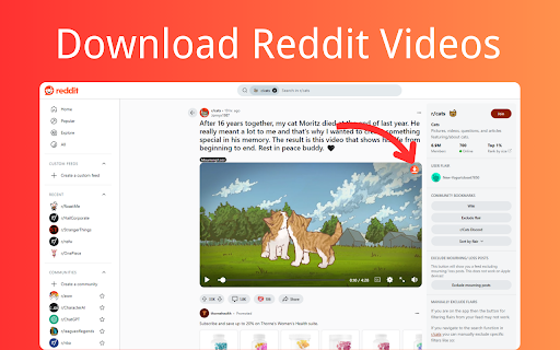 Download Reddit Videos | Redsave from Chrome web store to be run with OffiDocs Chromium online Download Reddit Videos | Redsave from Chrome web store to be run with OffiDocs Chromium online