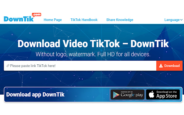 DownTik Download Video TikTok from Chrome web store to be run with OffiDocs Chromium online DownTik Download Video TikTok from Chrome web store to be run with OffiDocs Chromium online