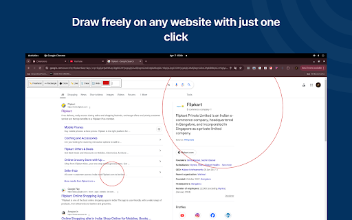Draw On Any Web Page from Chrome web store to be run with OffiDocs Chromium online Draw On Any Web Page from Chrome web store to be run with OffiDocs Chromium online