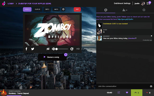 DubSmack from Chrome web store to be run with OffiDocs Chromium online DubSmack from Chrome web store to be run with OffiDocs Chromium online