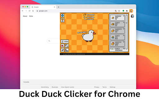 Duck Duck Clicker from Chrome web store to be run with OffiDocs Chromium online Duck Duck Clicker from Chrome web store to be run with OffiDocs Chromium online