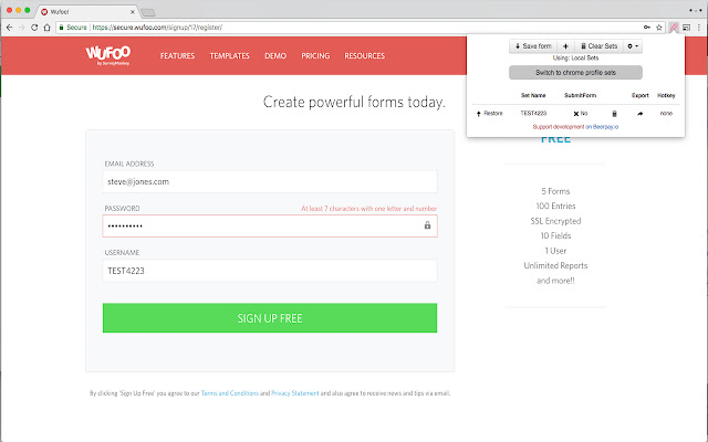 DWD Form Filler from Chrome web store to be run with OffiDocs Chromium online DWD Form Filler from Chrome web store to be run with OffiDocs Chromium online