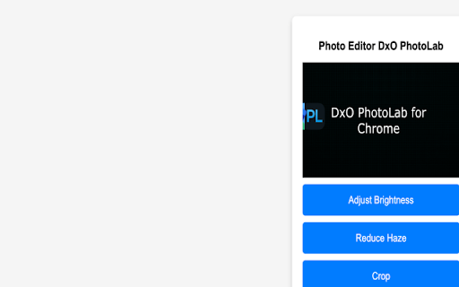 DxO PhotoLab 8: RAW photo editing at its finest from Chrome web store to be run with OffiDocs Chromium online DxO PhotoLab 8: RAW photo editing at its finest from Chrome web store to be run with OffiDocs Chromium online