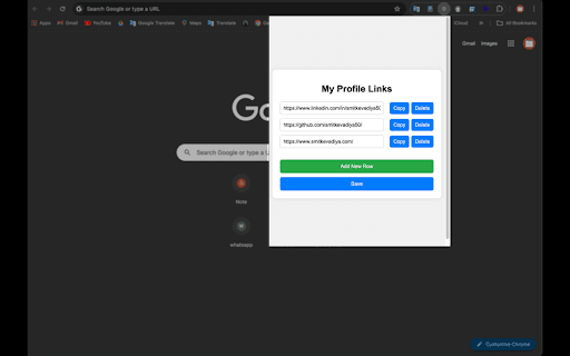 Dynamic Profile Links from Chrome web store to be run with OffiDocs Chromium online Dynamic Profile Links from Chrome web store to be run with OffiDocs Chromium online