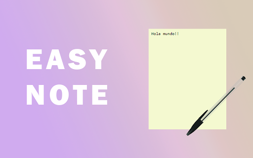 EasyNote from Chrome web store to be run with OffiDocs Chromium online EasyNote from Chrome web store to be run with OffiDocs Chromium online