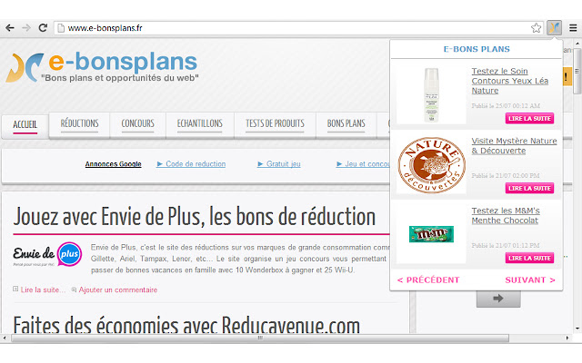 e bonsplans from Chrome web store to be run with OffiDocs Chromium online e bonsplans from Chrome web store to be run with OffiDocs Chromium online