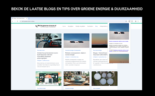 Echt Groene Stroom Energie Vergelijken Blog from Chrome web store to be run with OffiDocs Chromium online Echt Groene Stroom Energie Vergelijken Blog from Chrome web store to be run with OffiDocs Chromium online