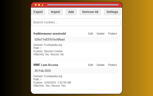 EditCookie from Chrome web store to be run with OffiDocs Chromium online EditCookie from Chrome web store to be run with OffiDocs Chromium online