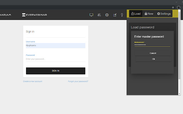 EKVault from Chrome web store to be run with OffiDocs Chromium online EKVault from Chrome web store to be run with OffiDocs Chromium online