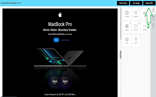 Email Builder for Oracle APEX from Chrome web store to be run with OffiDocs Chromium online Email Builder for Oracle APEX from Chrome web store to be run with OffiDocs Chromium online