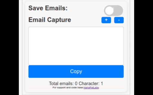 Email Capture from Chrome web store to be run with OffiDocs Chromium online Email Capture from Chrome web store to be run with OffiDocs Chromium online