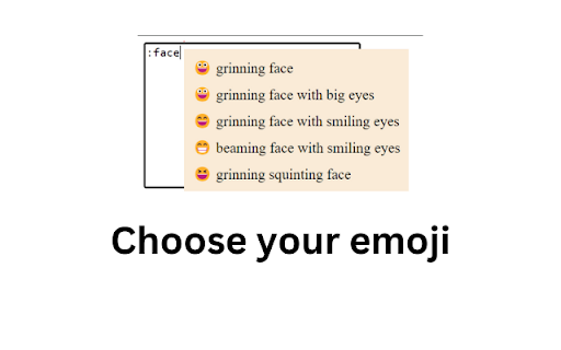 Emoji Menu from Chrome web store to be run with OffiDocs Chromium online Emoji Menu from Chrome web store to be run with OffiDocs Chromium online