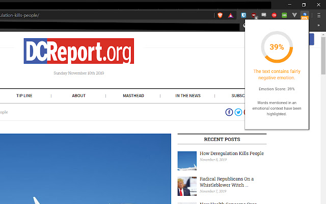Emotilyzer from Chrome web store to be run with OffiDocs Chromium online Emotilyzer from Chrome web store to be run with OffiDocs Chromium online