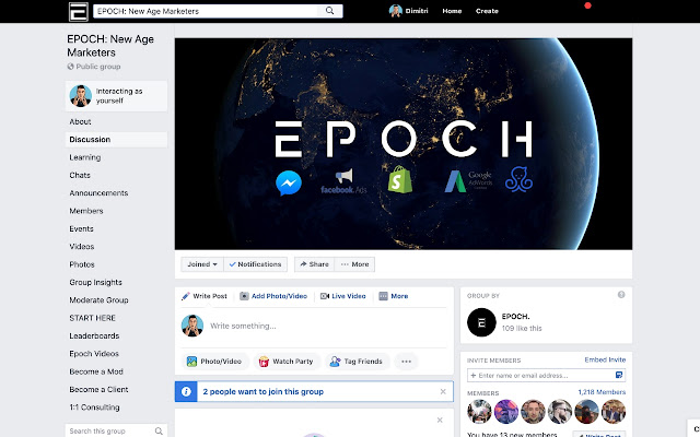 EPOCH: New Age Marketers from Chrome web store to be run with OffiDocs Chromium online EPOCH: New Age Marketers from Chrome web store to be run with OffiDocs Chromium online
