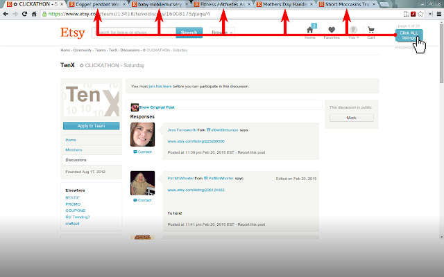 Etsy Clickathons from Chrome web store to be run with OffiDocs Chromium online Etsy Clickathons from Chrome web store to be run with OffiDocs Chromium online