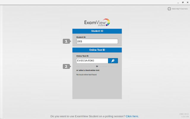 ExamView Student from Chrome web store to be run with OffiDocs Chromium online ExamView Student from Chrome web store to be run with OffiDocs Chromium online