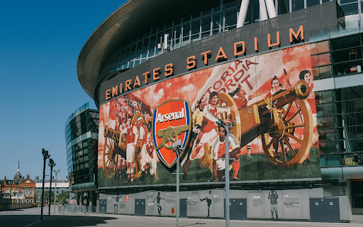 Facade of Emirates Stadium in London from Chrome web store to be run with OffiDocs Chromium online Facade of Emirates Stadium in London from Chrome web store to be run with OffiDocs Chromium online