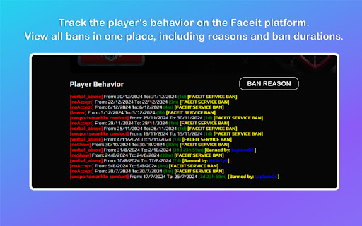 FACEIT ANALYZER TOOLS by wherePANDA from Chrome web store to be run with OffiDocs Chromium online FACEIT ANALYZER TOOLS by wherePANDA from Chrome web store to be run with OffiDocs Chromium online