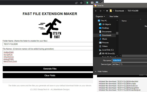 FAST FILE EXTENSION MAKER from Chrome web store to be run with OffiDocs Chromium online FAST FILE EXTENSION MAKER from Chrome web store to be run with OffiDocs Chromium online