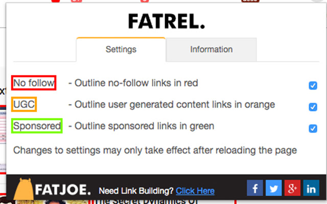 FATREL NoFollow Link Highlighter from Chrome web store to be run with OffiDocs Chromium online FATREL NoFollow Link Highlighter from Chrome web store to be run with OffiDocs Chromium online