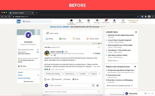 Feed Blocker from Chrome web store to be run with OffiDocs Chromium online Feed Blocker from Chrome web store to be run with OffiDocs Chromium online