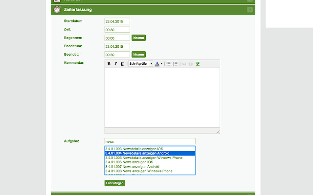FHNW Collabtive Zeiterfassung Extension from Chrome web store to be run with OffiDocs Chromium online FHNW Collabtive Zeiterfassung Extension from Chrome web store to be run with OffiDocs Chromium online