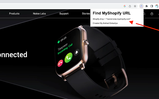 Find MyShopify URL from Chrome web store to be run with OffiDocs Chromium online Find MyShopify URL from Chrome web store to be run with OffiDocs Chromium online