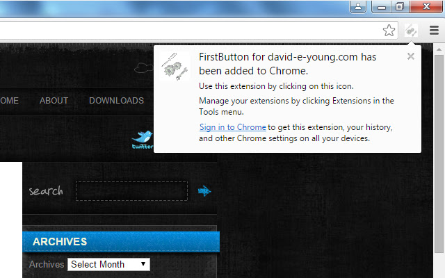 FirstButton for david e young.com from Chrome web store to be run with OffiDocs Chromium online FirstButton for david e young.com from Chrome web store to be run with OffiDocs Chromium online