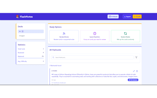 FlashNotes Highlight To Flashcards from Chrome web store to be run with OffiDocs Chromium online FlashNotes Highlight To Flashcards from Chrome web store to be run with OffiDocs Chromium online
