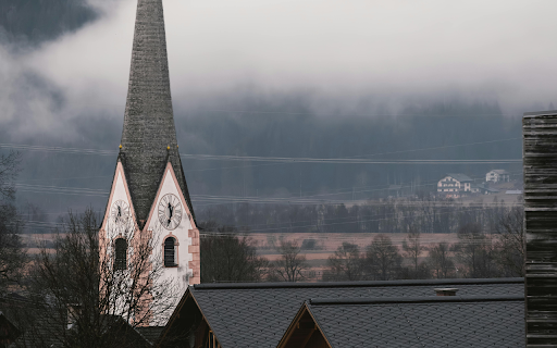 Foggy Village Landscape with Church Steeple from Chrome web store to be run with OffiDocs Chromium online Foggy Village Landscape with Church Steeple from Chrome web store to be run with OffiDocs Chromium online