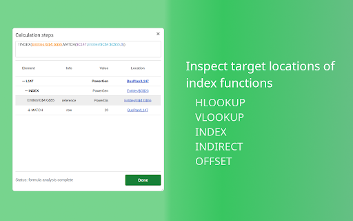 Formula Explorer from Chrome web store to be run with OffiDocs Chromium online Formula Explorer from Chrome web store to be run with OffiDocs Chromium online