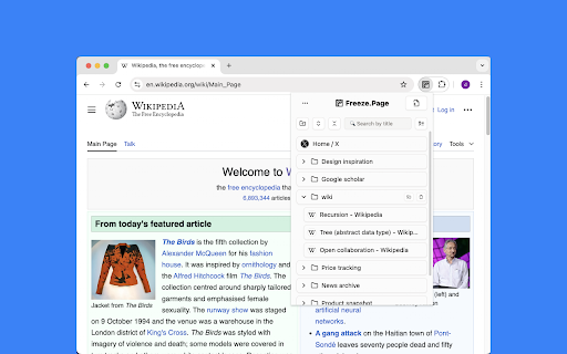 Freeze.page from Chrome web store to be run with OffiDocs Chromium online Freeze.page from Chrome web store to be run with OffiDocs Chromium online