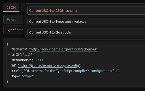 Functional JSON viewer from Chrome web store to be run with OffiDocs Chromium online Functional JSON viewer from Chrome web store to be run with OffiDocs Chromium online